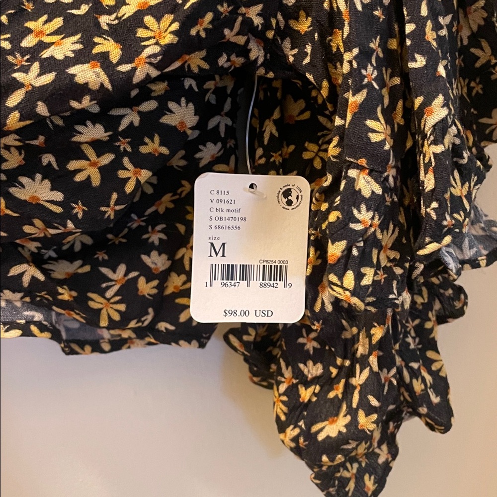 Free People Floral Top - Picture 6 of 7